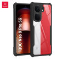 XUNDD for Vivo IQOO Neo 9 / 9 Pro 5G Reinforced Four Corner Back Cover Acrylic + TPU Drop-proof Phone Case - Black. 