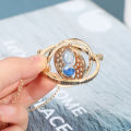 Harry Potter Necklace Time Turner Necklace 3D Hourglass Necklace Rotating SPins. 
