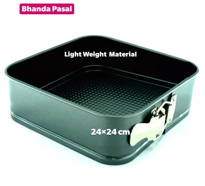Square%20Spring%20Form%20Cake%20Baking%20Pan%2024%20Cm%20-%20Image%202