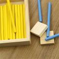 DIY Montessori Toys Math Number Wooden Blocks Counting Sticks Early Learning Educational Games Toys Gifts For Children Kids. 