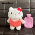 Wenefang 2024 Kawaii Sanrio Hello Kitty Plush Hand Warm Bottle Hot Water 2025 Bottles Winter Portable Warm Hand Bag Anime Toys Christmas Gift. 