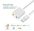 USB External Sound Card Hi-Fi Magic Voice 7.1 Audio Card Adapter USB to Jack 3.5mm Earphone Microphone Speaker for Laptop PC. 