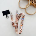 Cartoon Donald Duck Phone Lanyard Anti-Loss Adjustable Long Crossbody Neck Strap Luyo. 