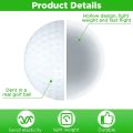 100 Pcs Golf Practice Ball Hollow Golf Plastic Ball with Mesh Drawstring Storage Bags for Training. 