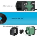 1500L/H 25W Submersible Water Pump for Aquarium Tabletop Fountains Pond Water Gardens and Hydroponic Systems with 2 Nozzles AC110V.