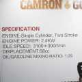 Camron Gold 58Cc Chainsaw With 22 Inch Chain Saw. 