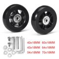 1Set Durable Replacement 40mm/43mm/54mm/60mm/64mm/70mm Axles Repair Kit Travel Luggage Wheels Suitcase Parts Axles With Screw. 