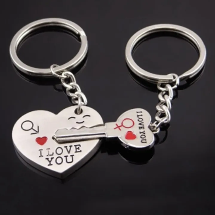 ARELENE%201%20Set%20Teardrop%20Shape%20Of%20Waterdrop%20Cremation%20Urn%20Necklace%20&%201%20Pair%20You%20Heart%20Shape%20Couple%20Key%20Chain%20Ring%20-%20Image%207