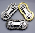 Metal Chain Spinner Fidgets Metal Flywheel Fingertip Gyro Toys Anti Stress DIY Replace Bicycle Chain Spiner Fidget Toys Kids. 