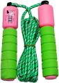 Skipping Rope With Counter Anti Slip Rubber Grip & Adjustable Length Skip Jump Number Count Upto 999 (Color May Vary). 