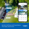 TP-Link Tapo C246D Indoor/Outdoor 2K 3MP Dual Lens Pan/Tilt Security Camera  Free AI Detection Full-color Smart Night Vision, 2-Way Audio Works with Alexa, Google Assistant & Samsung SmartThings. 