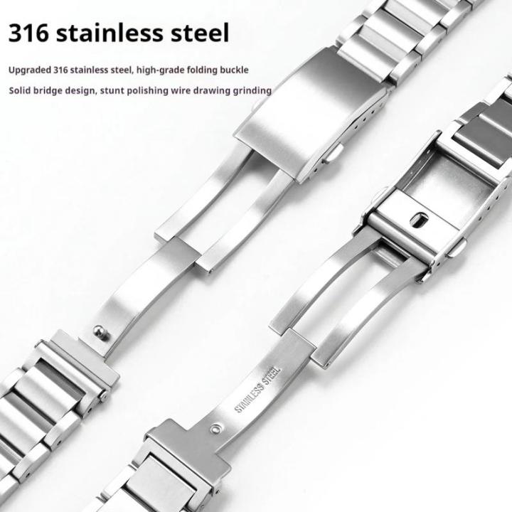 Cinturino In Acciaio Inossidabile Per Casio G-Shock G-STEEL – Sostituzione Per GST-W300G, S300G, 400G, B100, S310, Con Strumento Per La Regolazione Incluso - 5