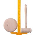 Auction Wooden Gavel Judge Hammer and Gravel Handcrafted Wooden Gavel Gavel and Block Set Judge Gavel. 