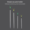 0.8M1.5M Fishing Turret Holder Hand Rod Sea Rod Dual-Use Universal Fishing Rod Holder Floor Plug Fishing Tackle Supplies Long Rod Holder Cologo. 