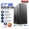 Intel Core i7 7th Gen Desktop CPU | 8GB DDR4 RAM | 256GB NVMe SSD | Windows & Office. 