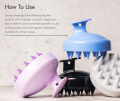 Smart Choice Scalp Massager Shampoo Brush | Soft Silicone Bristles Hair Scrubber for Dandruff Removal | Hair Loss Prevention | Exfoliating Scalp Care for All Hair Types (Multicolor, Eco-Friendly). 