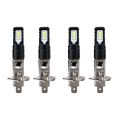 FORIDE 4X H1 6000K Super Bright White 6000LM DRL LED Headlight Bulb Kit High-Beam. 