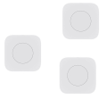 3X Tuya Zigbee Wireless Mini Switch One Key Push Button Control Scene Smart Remote Controller Home Automation. 