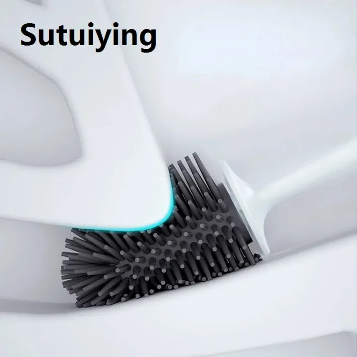 Sutuiying%20Bathroom%20Black%20Toilet%20Brush%20Soft%20TPR%20Silicone%20Brush%20Head%20No%20Dead%20Corners%20Home%20Floor-standing%20Cleaning%20Brushes%20WC%20Accessories%20-%20Image%203