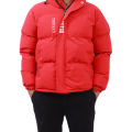 Red Trapstar Winter Heavy Down Jacket For Men. 