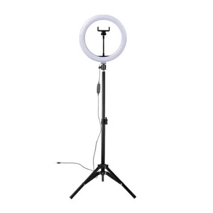 26Cm Led Ring Light With 7Ft Tripod Stand