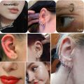 Wenefang 1PC Titanium 20G Hinged Segment Nose Septum Rings Body Clips Hoop For Women Men Cartilage Helix Lip Eyebrow Piercings Jewelry. 