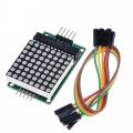 8x8 8*8 MAX7219 Dot Led Matrix Module MCU LED Display Control Module For Arduino 5V Interface Module Output Input Common Cathode. 