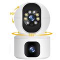 Dual Lens Wireless WiFi Smart CCTV Camera. 