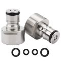 Ball Lock Conversion Kit,Sankey Keg Coupler Adapter FPT 5/8 Thread Stainless Steel Ball Lock Quick Disconnect Gas. 