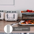 Toaster Cover, Silicone Toaster Lid 2 Slice Toaster Cover Bread Machine Cover Upper Toaster Cover Short Electric Easy Install. 