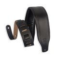 Levy's Leathers M26PD-BLK Top Grain Padded Leather Guitar Strap - Black. 