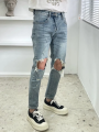 | Instyle Nepal | 1006 Knee Cut Grunge Slim Fit Jeans Pant. 