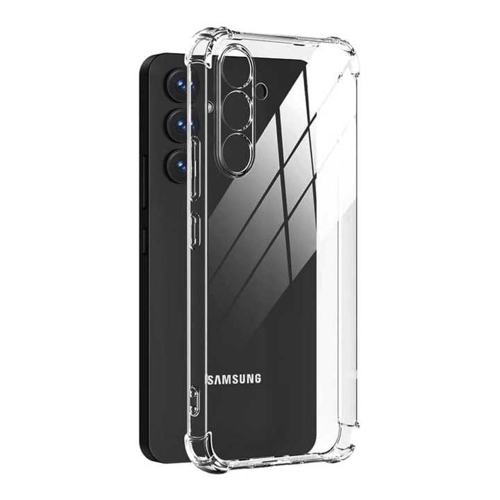 Clear case for Samsung Galaxy A24 4G - Transparent Soft Shockproof Airbag Crystal Back Cover