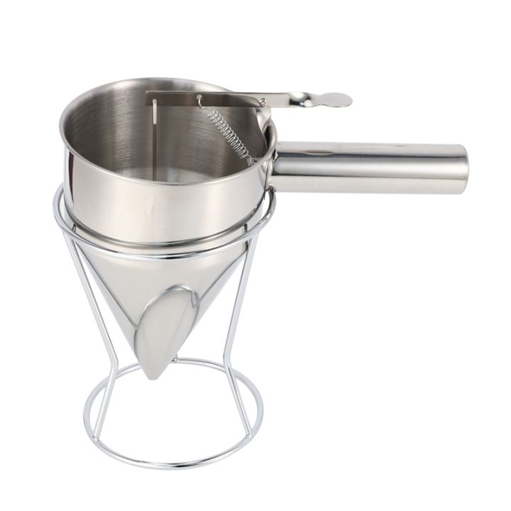 Stainless%20Steel%20Piston%20Funnel%20with%20Support%20for%20Sauce%20Cream%20Dosing%20Funnel%20for%20Sauce%20-%20Image%208