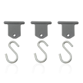 9Pcs S-Shape Camping Awning Hooks Clips Racks Tool RV Tent Hangers for RVs Caravan. 