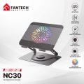 Fantech Cooling Pad RGB NC30 Kipas Pendingin Laptop Cooler 5 Fan. 