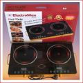 Electromax Double Infrared Electric Ceramic Cooktop Stove-2500W. 