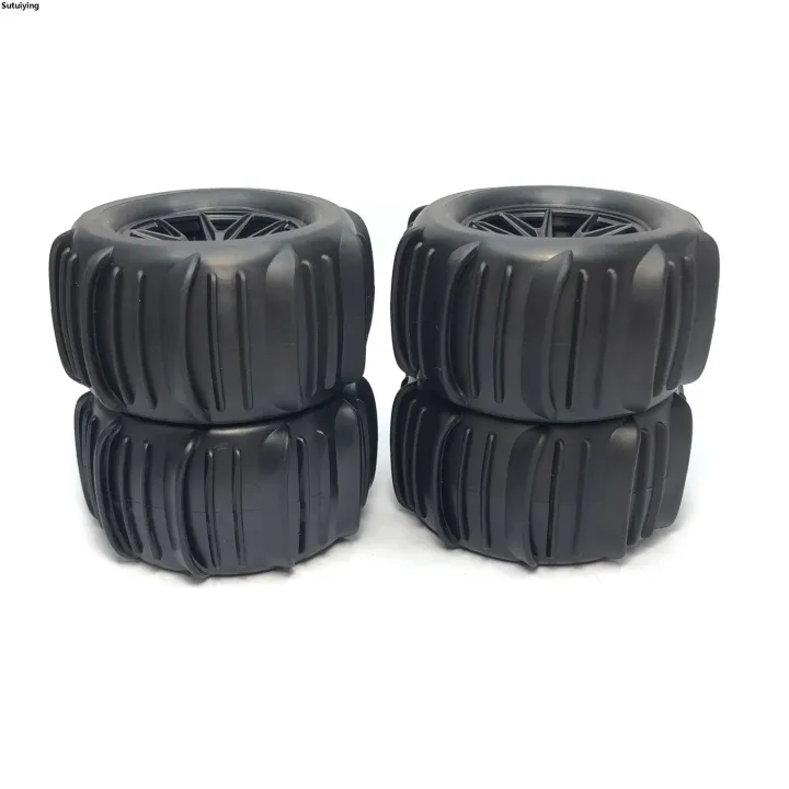 Sutuiying 4Pcs RC Monster Snow Sand Skidproof Tires for 1/14 1/16 1/18 ...