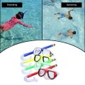 Kids Snorkel Set, Kids Swimming Goggles, Diving Mask for Children, Eco-friendly Material Kids Diving Mask Snorkel Set, Protects Eyes Nose from Sea Salt Chlorine Ideal for Swimming Snorkeling Bright Colors. 