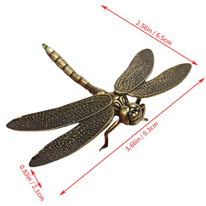fasdaga%202X%20Mini%20Brass%20Dragonfly%20Casting%20Animal%20Figurine%20Retro%20Style%20Metal%20Sculpture%20Home%20Desktop%20Craft%20Decoration%20-%20Image%202