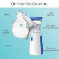 Portable Nebulizer Machine for Adults & Kids - Easy-to-Use Handheld Nebuliser with Mouthpiece & 2 Masks for Home & Travel. 
