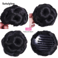 Sutuiying Synthetic 1PC woman invisible natural Short Curly 2025 New Wig Clip Fluffy Pear Blossom wig Headdress Clip. 