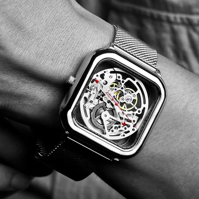 CIGA%20Design%20Full%20Hollow%20Analog%20Silver%20Dial%20Men's%20Watch%20-%20Image%204