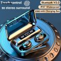 Sutuiying F9 TWS Wireless Earphones Bluetooth Headphones Waterproof LED Display Earbuds with Charging Box Sports Noise Reduction Headset. 