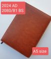 Dated Note Book For 2024/ 2024 Date Diary/ Year Planner in A5 Size. 