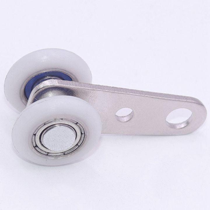 NAMUNY%20Pack%20of%2010%2045X19%20mm%20Metal%20Bearing%20Pulley%20Blocks%20with%202%20Plastic%20Wheels%20for%20Cabinet%20Sliding%20Doors%20-%20Image%205