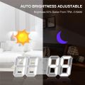 Nordic Large Digital Wall Clock Kitchen LED Display Home Clocks USB Electronic Temperature Calendar Alarm Table Watch. 