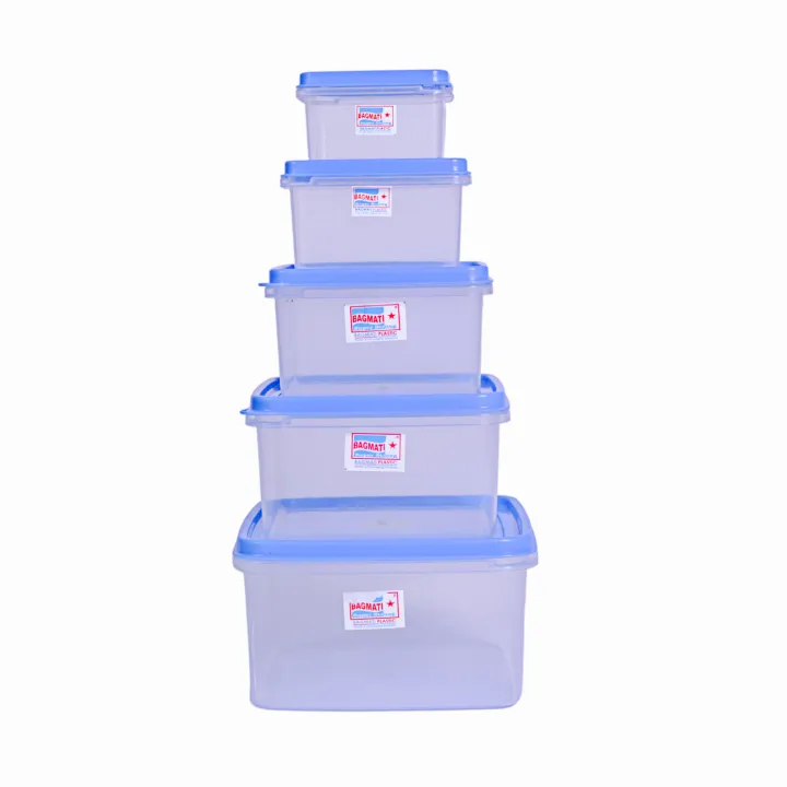 Bagmati%20Set%20Of%205%20Square%20Plastic%20Container%20%7C%20Multipurpose%20Transparent%20Plastic%20Container%20With%20Air%20Tight%20Lid%20-%205%20Pcs%20-%20Image%208