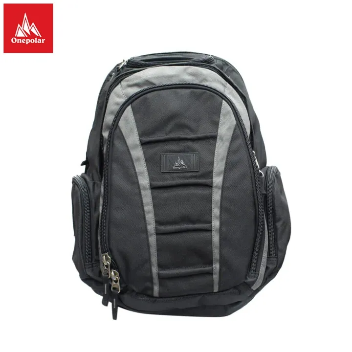 One%20Polar%201298%20Grey/Black%20Laptop%20Bag%20With%20Raincover%20-%20Image%202