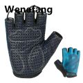 Wenefang Tactical Riding Fingerless Gloves Non-slip Half Finger Gloves for Motorcycle Cycling Climbing Hiking Hunting Outdoor Sports. 